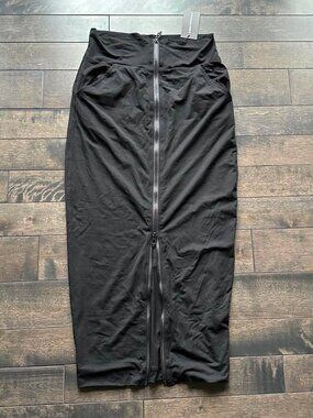 Emmy Deveaux Zippered Double Layered Maxi Skirt